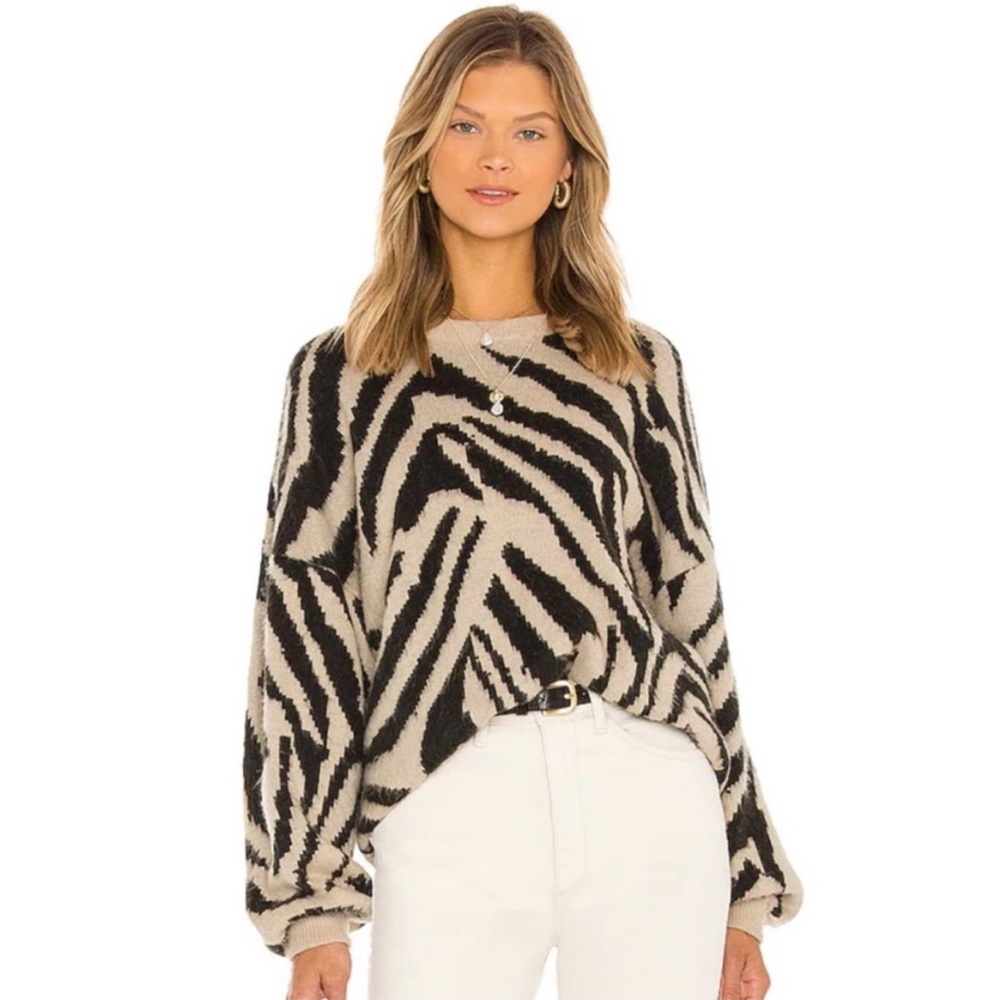 Show me your mumu duke sweater in tiger stripe